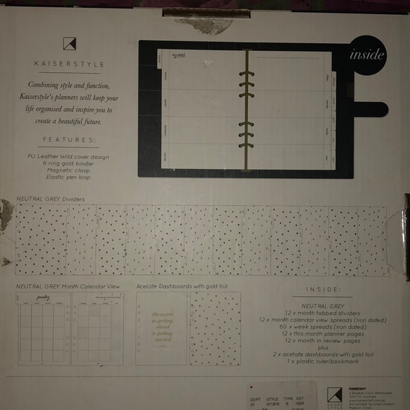 Faux leather planner - Picture 5 of 5